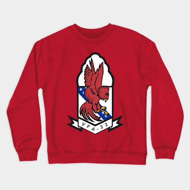 VFA-22 Fighting Redcocks Crewneck Sweatshirt by MBK